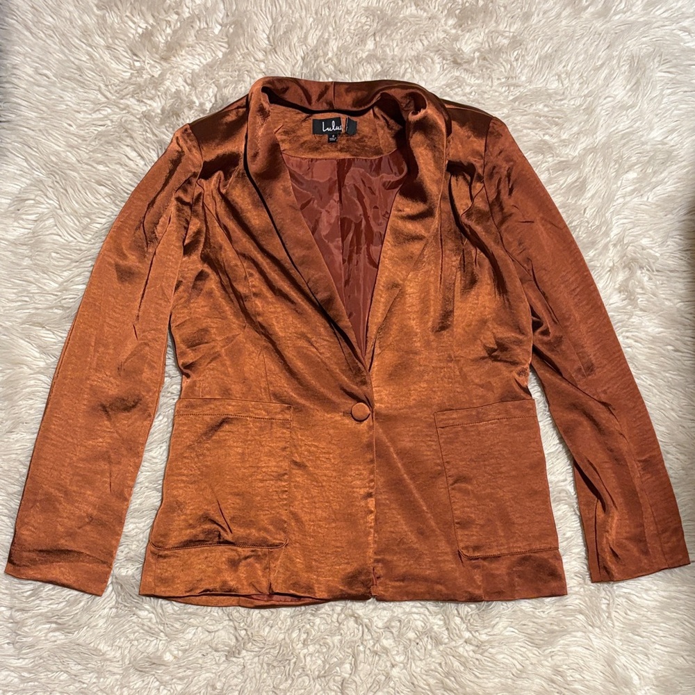 Lulus satin jacket